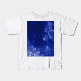 Watercolor wash - dark blue Kids T-Shirt